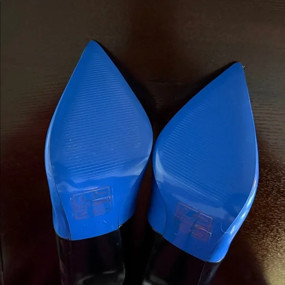 Aldo color block Black and Blue Heels NWOB - Picture 5 of 7
